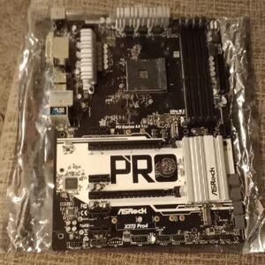 X370 Pro4 Motherboard - Black and Silver